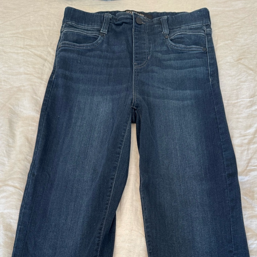 Liverpool Dark Denim Jeans Slim Size 6/28